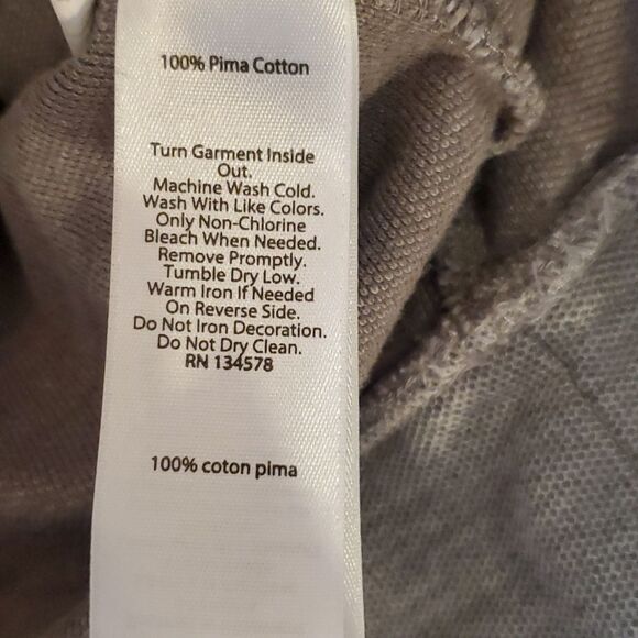 VINEYARD VINES GRAY BLUE QUARTER ZIP MEN'S SIZE SMALL PIMA PIQUE COTTON PREPPY - Picture 5 of 6